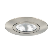 Integral LED Lux Ultra Slim - Einbaustrahler - Ø 83 mm, Ø 65 mm Einbaugröße - 6,5W dimmbare LED inkl. - Nickel satiniert