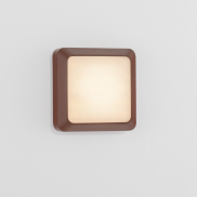 Nova Luce Appia - Außenwandleuchte - 12,5 x 12,5 x 3,8 cm - 5W LED inkl. - IP54 - corten