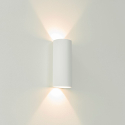 Artdelight Brody2 - Wandleuchte - 7,2 x 7,2 x 18 cm - 2 x 4W dimmbare LED inkl. - IP54 - weiß
