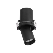 Nova Luce Pin - Aufbaustrahler 1L - Ø 8,4 x 18,6 cm - 12W LED inkl. - IP32 - schwarz