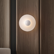 Nova Luce Edem - wandleuchte - Ø 25 x 11 cm - 9W LED inkl. - Sand Weiß