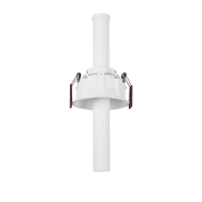 Nova Luce Zetan – Einbauspot – Ø 80 mm, Ø 75 mm Einbaumaß – 5W LED inkl. – weiß