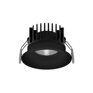 Nova Luce Blade - Einbaustrahler - Ø 85 mm, Ø 80 mm Einbaumaß - 12W LED inkl. - IP65 - schwarz