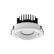 Nova Luce Blade - Einbaustrahler - Ø 90 mm, Ø 80 mm Einbaumaß - 12W LED inkl. - IP65 - weiß