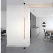 Nova Luce Elettra - Hänge-/Stehleuchte - Ø 7 x 300 cm - 20W LED inkl. - Sand schwarz