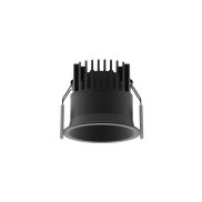 Nova Luce Blade - Einbaustrahler - Ø 78 mm, Ø 72 mm Einbaumaß - 12W LED inkl. - IP65 - schwarz
