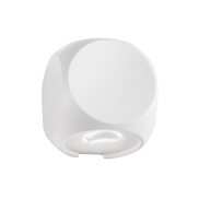 Nova Luce Zari - Außenwandleuchte - 5,5 x 6,5 x 6,5 cm - 2 x 2W LED inkl. - IP54 - weiß