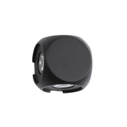 Nova Luce Zari - Außenwandleuchte - 5,5 x 6,5 x 6,5 cm - 4 x 1W LED inkl. - IP54 - schwarz