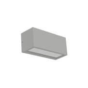 Century Italia Reverso - Außenwandleuchte - 10 x 11 x 25 cm - IP65 - grau