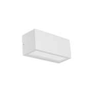 Century Italia Reverso - Außenwandleuchte - 10 x 11 x 25 cm - IP65 - weiß
