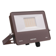 Century Italia Porteo CCT - Strahler - 20,3 x 22,4 x 3,6 cm - 40W LED inkl - einstellbare Lichtfarbe - IP65 - braun