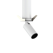 VK Lighting Coko - Aufbauspot mit Einbaurahmen - Ø 3,5 x 7,3 cm - Ø 60 mm Aufbaugröße, Ø50 mm Einbaugröße - 6W LED inkl. - weiß