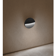 Century Italia Paseo - Außenwandleuchte - Ø 11 x 2,5 cm - 4W - IP54 - schwarz