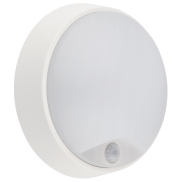 Century Italia Forma - Decken- und Wandleuchte - Ø 21,4 x 8 cm - 14W LED inkl - mit Bewegungssensor - einstellbare Lichtfarbe - IP54 - weiß