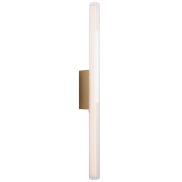 Maxlight Fayette - Wandanbauleuchte - 12 x 6 x 91 cm - 18W LED inkl. - IP44 - gold