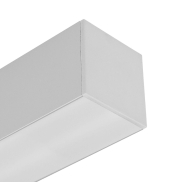 Leuchtenkönig Line - Deckenleuchte - Profil 5,3 x 5,3 cm - 28,8W LED pro Meter - alu