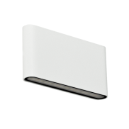 Century Italia Forma - Außenwandleuchte - 17,5 x 2,9 x 9 cm - 12W LED inkl - einstellbare Lichtfarbe - IP54 - weiß