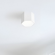 Nova Luce Samba - deckenleuchte - 25 x 20 cm - 10W LED inkl. - sand weiß