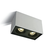 ONE Light GU10 Adjustable Square Cylinders - Aufbaustrahler 2L - 18,2 x 9,6 x 12,5 cm - weiß
