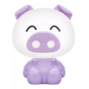 Zuma Line Animals Piglet - Tischleuchte - 19,5 x 25,5 cm - 3W dimmbare LED inkl - voilet