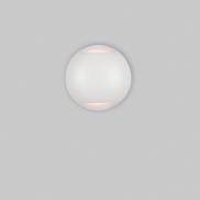 Nova Luce Passo - Außenwandleuchte - Ø 12 x 4 cm - 4W LED inkl. - IP65 - Sand Weiß