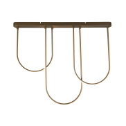 Searchlight Chime - Deckenleuchte - 100 x 92 cm - 35W dimmbare LED inkl - Bronze
