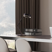 Nova Luce Afi - Tischleuchte - Ø 25 x 57 cm - 23W dimmbar LED inkl. - schwarz