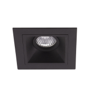 Maxlight Hit - Einbaustrahler 1L - 115 x 115 mm, 95 x 95 mm Einbaumaß - schwarz
