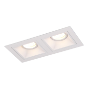 Maxlight Hit - Einbaustrahler 2L - 215 x 115 mm, 195 x 95 mm Einbaumaß - weiß