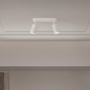 Nova Luce Mao - Aufbaustrahler 2L - 5,5 x 16,5 x 26 cm - IP44 - sandweiß