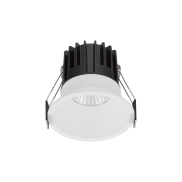Nova Luce Luela - Einbaustrahler - Ø 85 mm - Einbaumaß 75 mm - 13W LED inkl. - weiß - 2700K