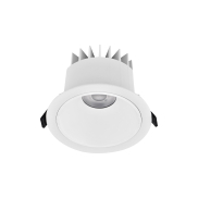 Nova Luce Brady - Einbaustrahler - Ø 14 x 9 cm - Ø 130 mm Einbaumaß - 20W LED inkl. - IP67- weiß