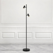 Nordlux Omari - Stehleuchte - 3 x 20 x 141 cm - 3 Stufen Dimmer - 2x 3,2W LED inkl. - schwarz