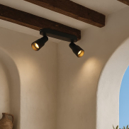 VK Lighting Iluma - Wand- und Deckenleuchte - 27 x 12,8 x 6 cm - schwarz