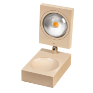 ETH Jake Cube - tischleuchte - 8 x 12 x 15 cm - 3-stufig dimmbar - 10W LED inkl. - sand