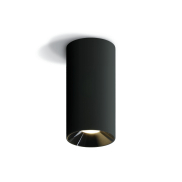 ONE Light LED Deko-Zylinder - Aufbaustrahler 1L - Ø 7,2 x 15,5 cm - 15W LED inkl. - schwarz