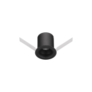 Nova Luce Uho - Einbaustrahler - Ø 45 mm - Einbaugröße 38 mm - inkl. 3W LED - schwarz