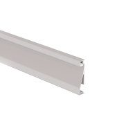 Klus Olis - Sockelprofil aus Aluminium - 1,4 x 8 cm - silber eloxiert