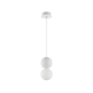Nova Luce Zero - Hängeleuchte - Ø 10 x 120 cm - weiß