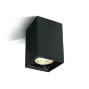 ONE Light Mirror Square Boxes - Aufbaustrahler 1L - 4,9 x 4,9 x 8,2 cm - 6W LED inkl. - schwarz