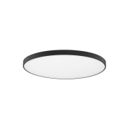 Nova Luce Perfect Profile - Deckenleuchte - Ø 100 x 10 cm - 120W dimmbare LED inkl. - schwarz