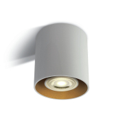ONE Light GU10 Deko-Zylinder - Aufbaustrahler 1L - Ø 8 x 9,4 cm - weiß