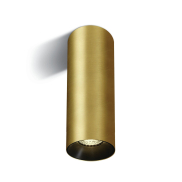 ONE Light Chill Out Cylinder GU10 - Aufbaustrahler 1L - Ø 7,5 x 25 cm - Messing gebürstet