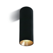 ONE Light Chill Out Cylinder GU10 - Aufbaustrahler 1L - Ø 7,5 x 25 cm - schwarz