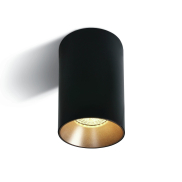 ONE Light Chill Out Cylinder GU10 - Aufbaustrahler 1L - Ø 7,5 x 13,5 cm - schwarz