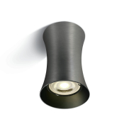 ONE Light GU10 Ceiling Cylinders - Aufbaustrahler 1L - Ø 7 x 11,5 cm - metallgrau