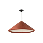 Faro Saigon-in - Pendelleuchte - Ø 130 x 76 cm - bordeauxrot