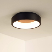 Lucide Talowe - Deckenleuchte - Ø 30 x 8 cm - 20W dimmbare LED inkl - schwarz