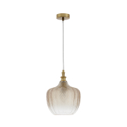 Nova Luce Loni - Pendelleuchte - Ø 24 x 120 cm - Champagner