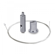 KLUS RD-1 - Montageset inklusive Kabel 150cm - satiniert silber